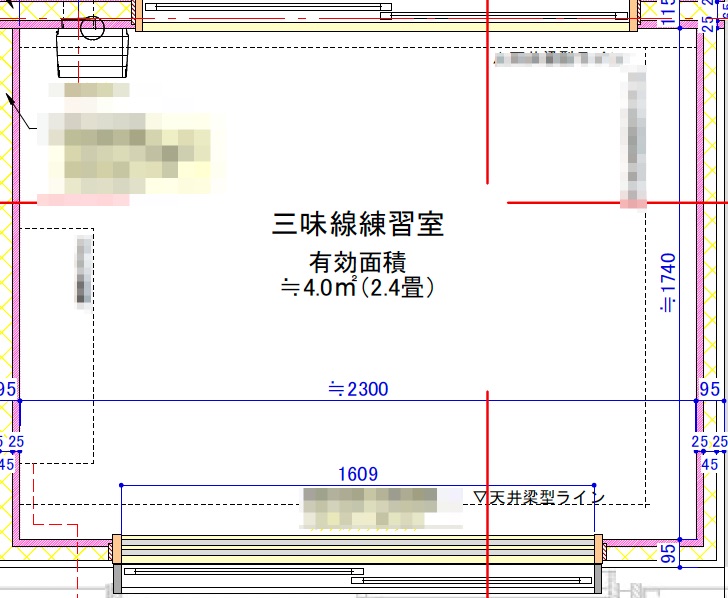 予算に合わせた防音性能と内装をご提案いただき、防音工事を依頼