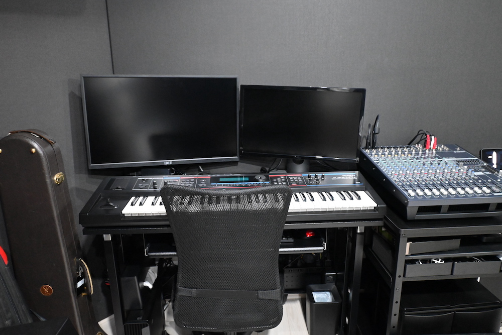 内装・性能ともに要望通りの音楽スタジオに感動！