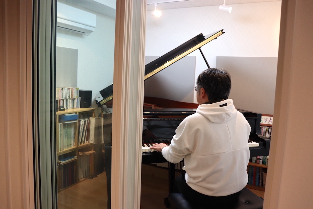 昼夜問わずに音漏れを気にすることなく、ピアノ演奏に集中できます