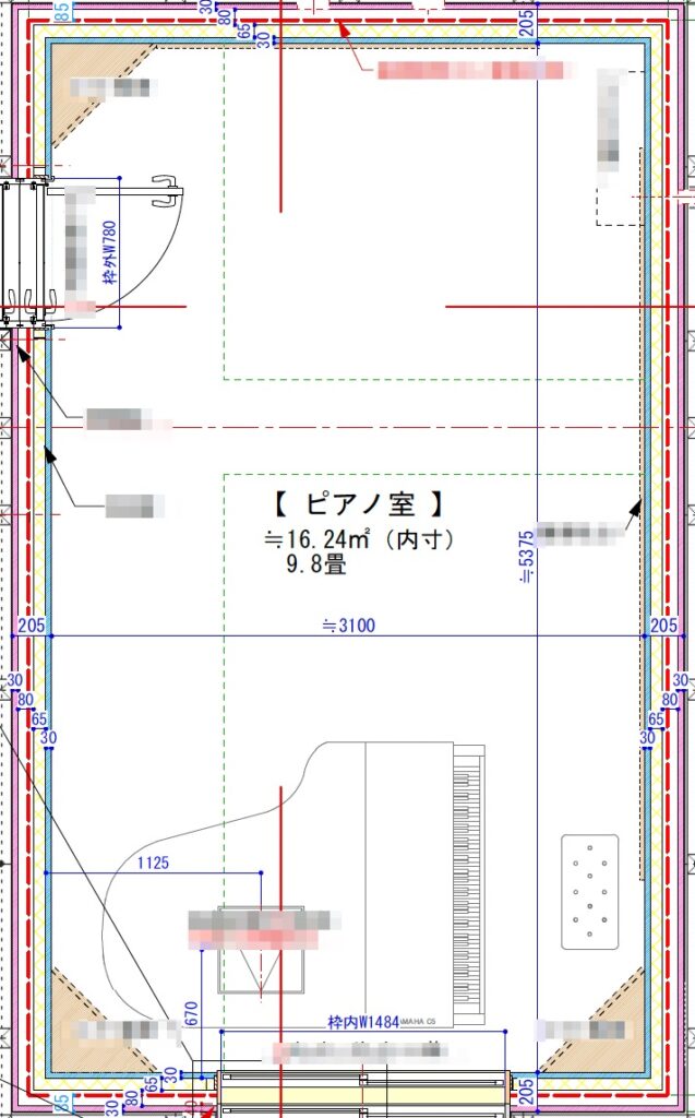 積極的な対応及び建築工事との調整に感謝！防音工事の依頼を決定。